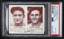 1941 Double Play R330 Lloyd Waner Henry Majeski #119-120 PSA 4 HOF