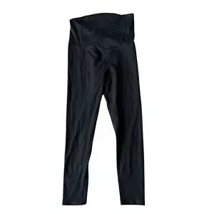 Isabel Maternity Black Full Panel High Waisted Active Leggings Size XL NWT - Picture 1 of 6