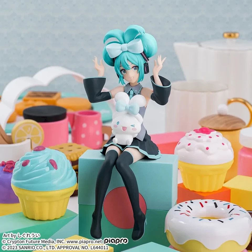 Figura Chokonose Hatsune Miku CINNAMOROLL Japón Foto 1 de 1