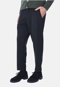Pantaloni Uomo Invernale Capri Elegante Pantalone in Mano Lana Made in Italy - Foto 1 di 13