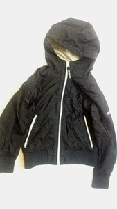 Woolrich - Jacket Light Zippered Hood 2 Pockets - Size 6 Ages Used - Picture 1 of 12