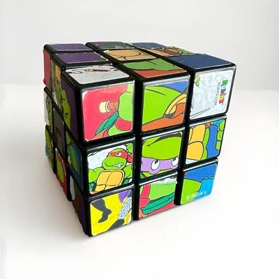 Teenage Mutant Ninja Turtles RUBIK’S® Cube  Used Some Sticker Damage As Shown - Image 1 of 4