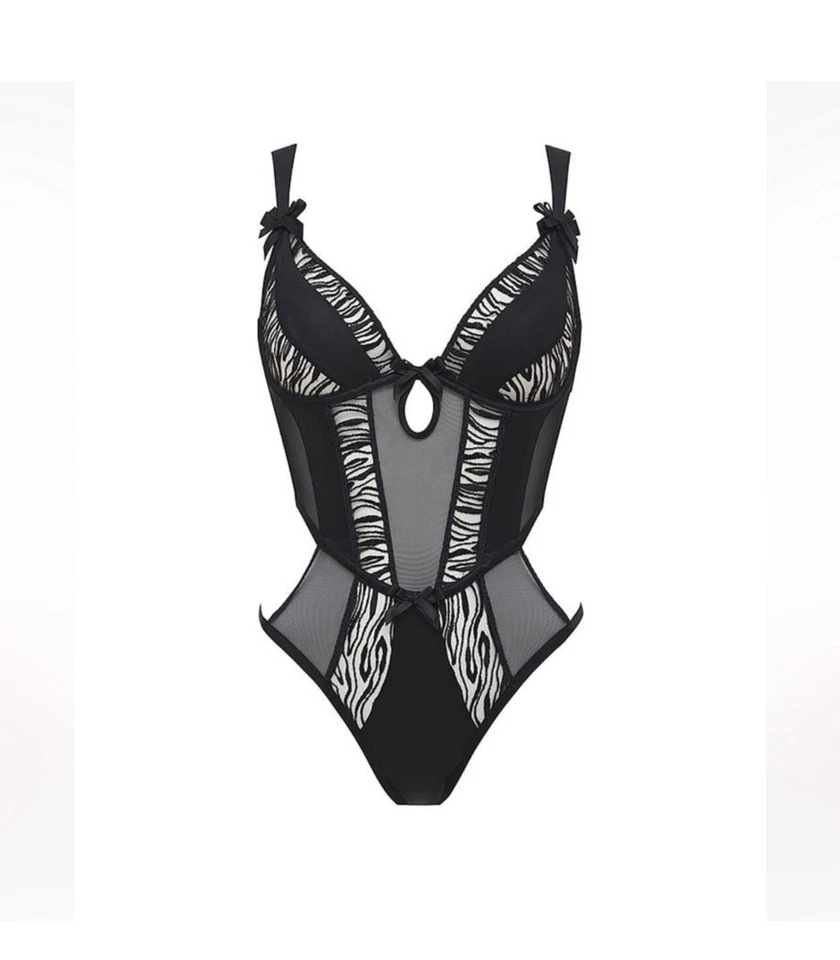 Body For Love & Lemons Millie preto tamanho M novo com etiquetas - Imagem 1 de 4