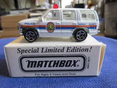 Matchbox Nassau County Police NYPD ASAP Chevy Tahoe Special Limited Edition 1:64 - Image 1 of 4
