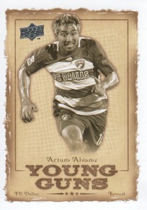 2008 Upper Deck MLS Soccer Young Guns #YG5 Arturo Alvarez FC Dallas