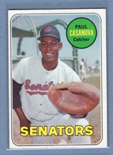 1969 Topps #486 Paul Casanova (b) EX  GO577