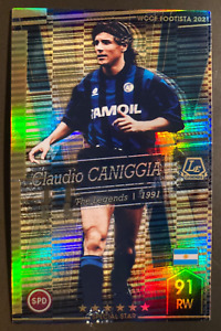 2021 Panini WCCF Footista F21R Legend Claudio Caniggia Argentina refractor card