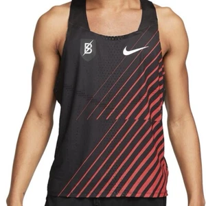 Nike Dri-FIT ADV Men’s Size S Bowerman Black Red Running Racing Singlet - Picture 1 of 5