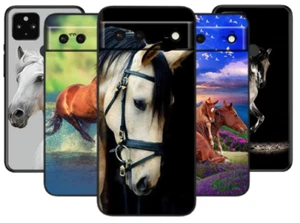 Horse Animal Cheval Coque Cover Case For Google Pixel 8 Pro 8A Pixel 7 7A 7 Pro - Photo 1 sur 8