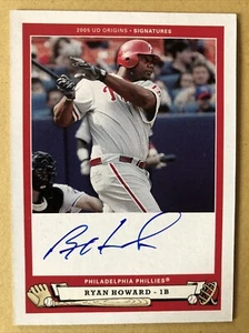 Ryan Howard Signed Origins 2004 Phillies Upper Deck - Picture 1 of 5