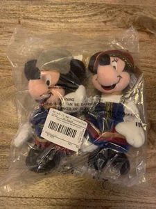 SELLADO Disney Globo Troteando Ruso Mickey Minnie Mouse Bolsa de Frijoles Peluche De Colección - Imagen 1 de 8