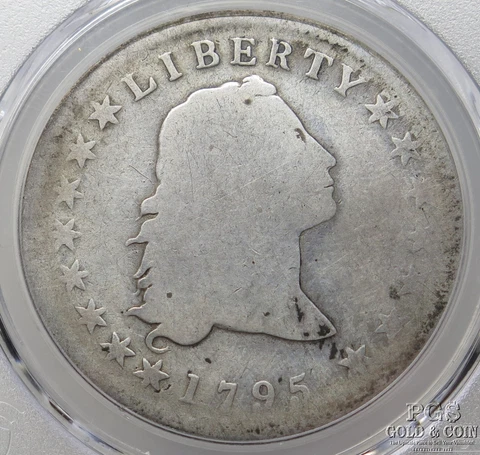 1795 Flowing Hair Bust Dollar 3 Leaves P/FR Details PCGS 26248 Cover