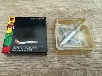 Herpa 310026 Aereo Boeing 737-300 POP-ART 1:500 Buone Condizioni + OVP - Immagine 1 di 2