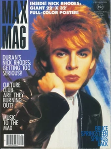 Max Mag Magazine 1984 Duran Bruce Springsteen Culture Club Simple Minds Latoya J - Picture 1 of 16
