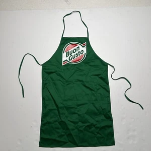 Vintage Buon Gusto Kitchen Apron Green Rare Made In USA - Picture 1 of 13
