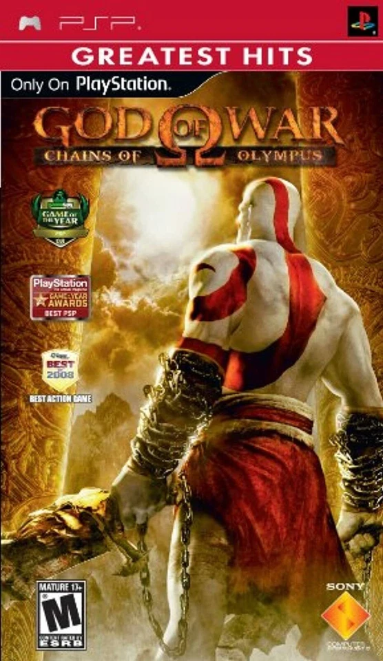 Sony God od War Chains of Olympus (PSP, 2008) Video Game