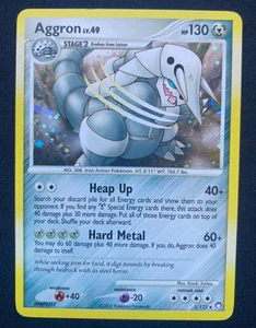 Aggron - 1/123 - Mysterious Treasures Holo Rare Pokemon Card - (LP) - Picture 1 of 2