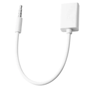 3,5 mm Stecker AUX Audio Stecker Jack auf USB 2.0 Buchse Konverter Kabel Au4337 - Picture 1 of 7