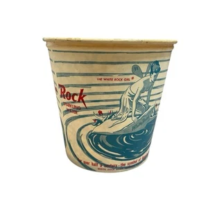 Vintage Soda Ginger Ale Water White Rock Sparkling Beverages Bucket 8.5” - Picture 1 of 14