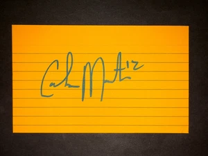 Corbin Martin, ORIOLES (2019 Debut) SIGNED 3x5 Index Card (HS) - Picture 1 of 1