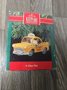 1990 "S. Clause Taxi" sello recuerdo adorno - Imagen 1 de 6