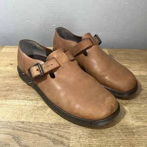 Scarpe Dr Martens Patricia Mary Jane scarpe in morbida pelle marrone taglia UK 6 EU 39 - Foto 1 di 20
