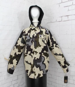 Volcom Field Insulated Flannel Snow Shirt Jacket Mens Small Drill Khaki - Picture 1 of 5