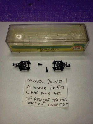 N Scale Model Power  EMPTY CASE , SET OF TRUCKS EXCELLENT CONDITION LOT - Image 1 of 4