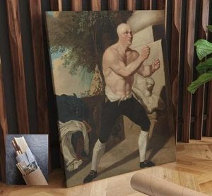 Sport Boxing John Hamilton Jack Broughton Boxer Canvas Wall Art 24X30 Inch - Picture 1 of 4