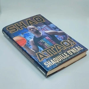 Shaq Attaq! My Rookie Year - Shaquille O’Neal 1993 1st Edition Hardcover HCDJ VG - Picture 1 of 6