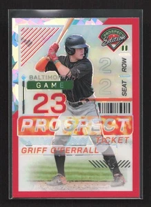 2024 Panini Prospect Edition #148 Griff O'Ferrall Red Ice Holo - Picture 1 of 2