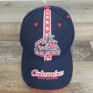 Neu Vintage Columbus blaue Jacken Zwillinge Enterprise Schriftzug Krempe Strapback Kappe Mütze - Bild 1 von 11