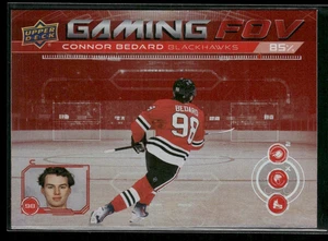 2024-25 Upper Deck Serie 1 - Fov para juegos Connor Bedard #GFOV-5 - Imagen 1 de 2