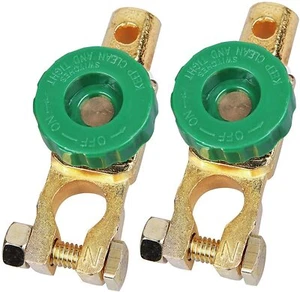 PACK 2 DESCONECTADOR DE BATERIA 12V 24V CAMION COCHE BARCO - Imagen 1 de 5