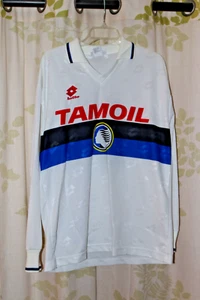 Atalanta Italy Match Worn #8 Valter Bonacina 1993-94 L/S Soccer Away Jersey XL - Picture 1 of 4