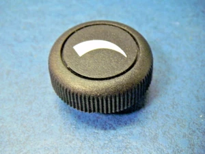 Schwarzer Kunststoff 1-1/8"" Topfverstärkungsknopf 1/4"" Welle mit Set Schraube - Bild 1 von 3