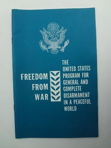Freedom From War- Pamphlet - Picture 1 of 7