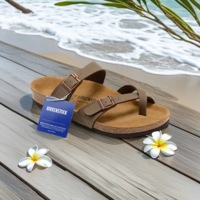 NEW Birkenstock Mayari Unisex Casual Sandals Regular EU Shoe Size 35-45 Mocha - image 1 of 4