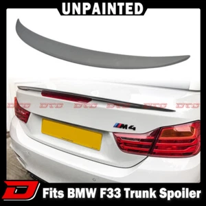 Fit For BMW 4-Series F33 2DR P Type Rear Trunk Spoiler 428i 435i Unpainted - Picture 1 of 6