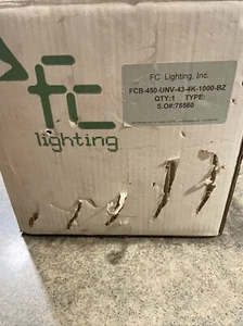 FC Lighting FCB-450-UNV-43-4K-1000-BZ Lighted Bollard - Picture 1 of 10