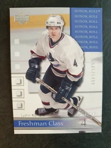 2001-02 Upper Deck Honor Roll #89 Justin Kurtz RC #0945/1499 - Bild 1 von 2