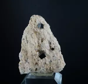 Bixbyite & Topazio su riolite / Maynard Bixby Claim, Utah / esemplare minerale - Foto 1 di 5