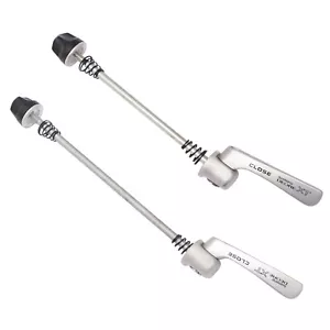 Juego de pinchos de palanca de liberación rápida Shimano Deore XT M737 MTB 100 135 mm delantero trasero - Imagen 1 de 17
