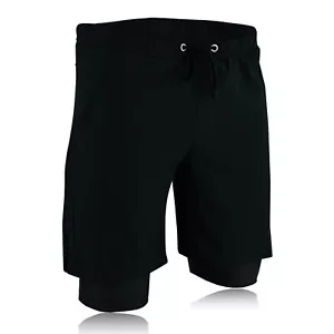 Herren Shorts Gym Laufen Training leichte atmungsaktive Shorts mit Reißverschlusstasche - Bild 1 von 19