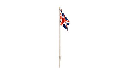 AhfuLife Union Jack Hand Held Flag 7.8 × 11 Inch, 30 Pcs UK Stick Fl