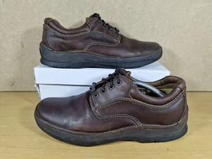 Clarks Active Air Gore-Tex Brown Leather Mens Shoes Size UK 7G. Wide Fit VGC - Picture 1 of 18