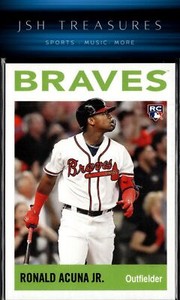 2018 Topps Throwback Thursday #209 Ronald Acuna Jr. NM