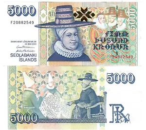 Iceland 5000 Kronur 2001 (2005) aUNC - Picture 1 of 1