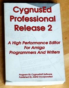 CygnusEd Professional Release 2 Text Editor Commodore Amiga ASDG Incorpororated - Bild 1 von 3