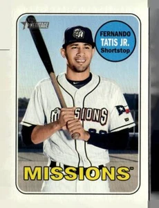 Fernando Tatis Jr. 2018 Topps Heritage Minor League #100 San Antonio Missionen - Bild 1 von 2